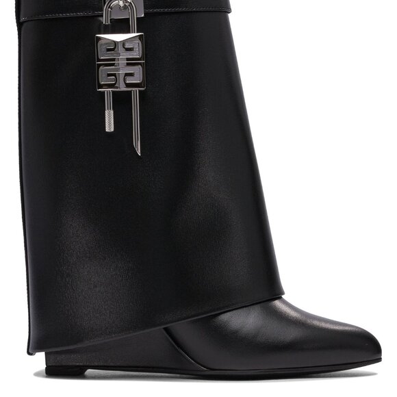 Givenchy Shark Lock 90Mm Boots IT 38.5 Women - Picture 1 of 5
